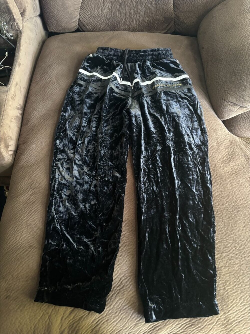 Chrome hearts silk pants